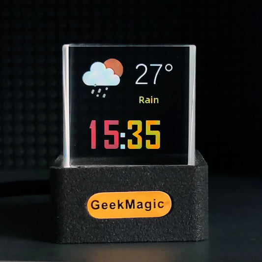 Crystal Cube Photo Weather Display